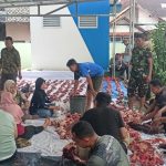 Kodim 0507 Bekasi Tingkatkan Kualitas Ibadah Qurban, Sembelih 5 Sapi dan 7 Kambing untuk Warga dan Prajurit